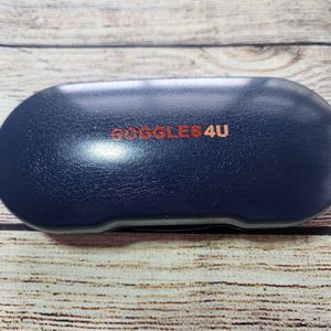 GOGGLES4U Sunglass Eyeglass Hard Shell Hinged Protective Travel Case Blue